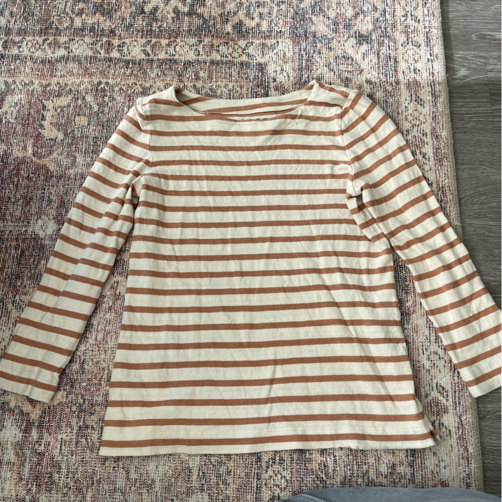 LOFT Striped Blouse